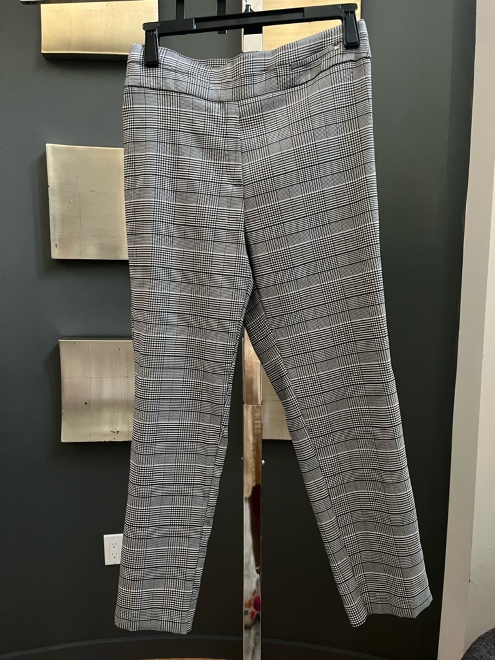 Stretch Plaid Pants